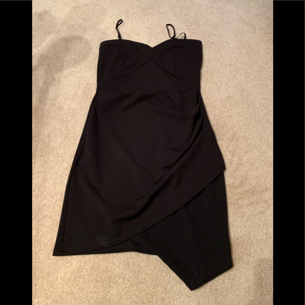 charlotte russe black bodycon mini dress
